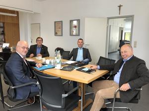 Antrittsbesuch von Stefan Hager im Rathaus