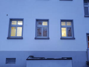 Vandalismus Fenster Hort