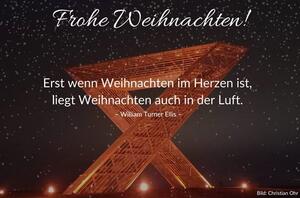 Weihnachtsgr&uuml;&szlig;e