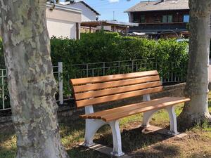 Bank Friedhof - Blaes