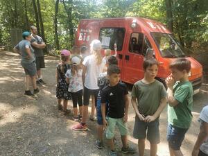Eiswagen bei der Ferienbetreuung FGTS