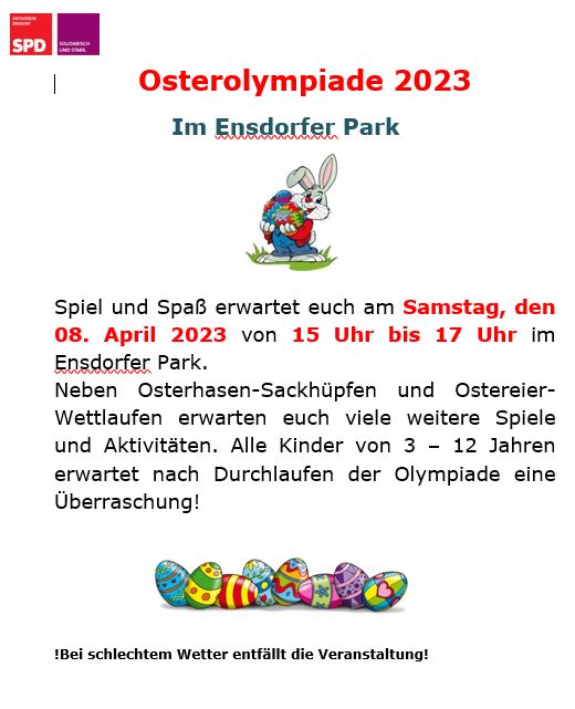 Osterolympiade SPD 2023