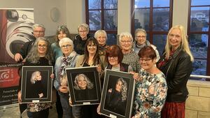 Vernissage Silberhaar_Fotoclub mit Models