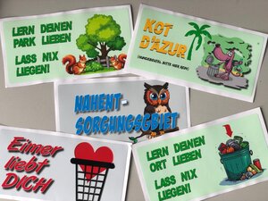 Lern deinen Ort lieben - lass nix liegen!