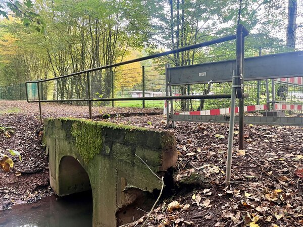 Baustelle Br�cke 8