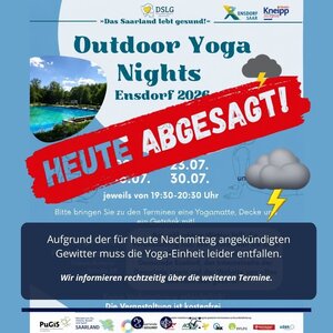 Absage Yoga