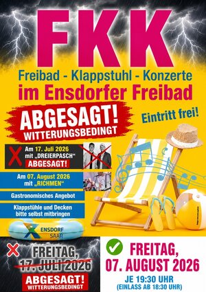 Absage FKK mit Dreierpasch