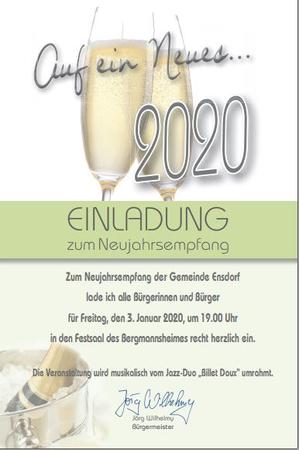 Neujahrsempfang 2020