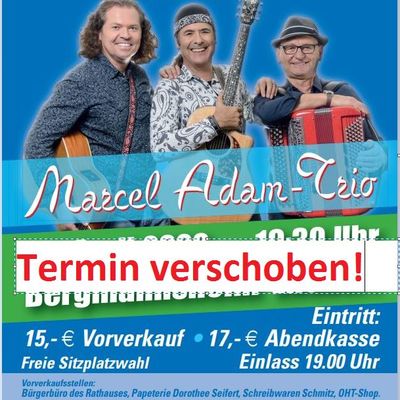 Marcel Adam Termin verschoben