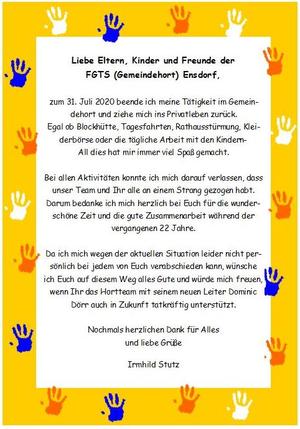 Abschied Irmhild
